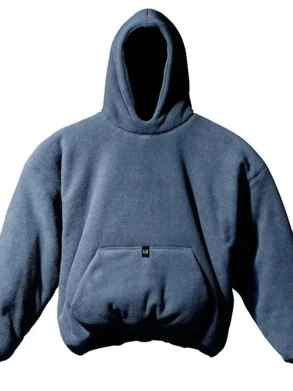 GAP Men's Fleece Hoodie in Slate Blue YEZZY GAP